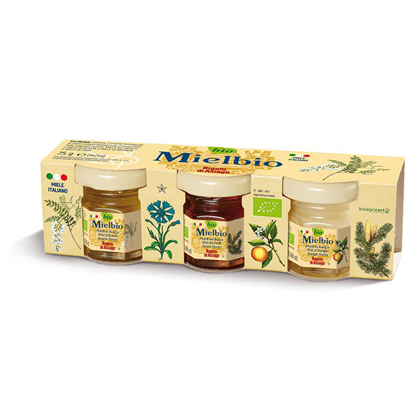 Mielbio Mix honing bio 3x25g